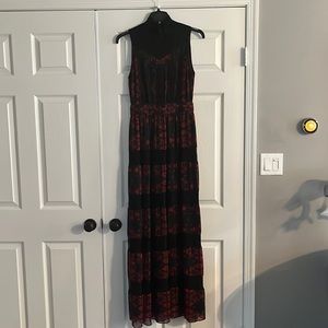 Alice and Olivia black and red party gown size 4